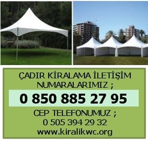 Çadır kiralama