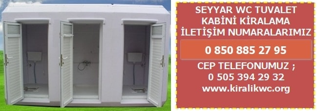 mobil wc tuvalet kiralama